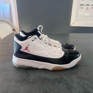 Jordan White and Black Athletic Shoes